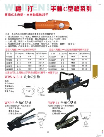 手動C型槍